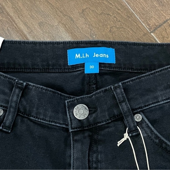 M.i.h The Tomboy Skinny Boyfriend Jean Blue Black Size 30 - Picture 4 of 7